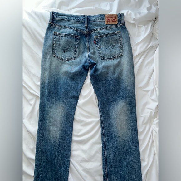 Like New! Levi Strauss Gold Tag 501 Original Fit Distressed Size 27/32 - Picture 5 of 10